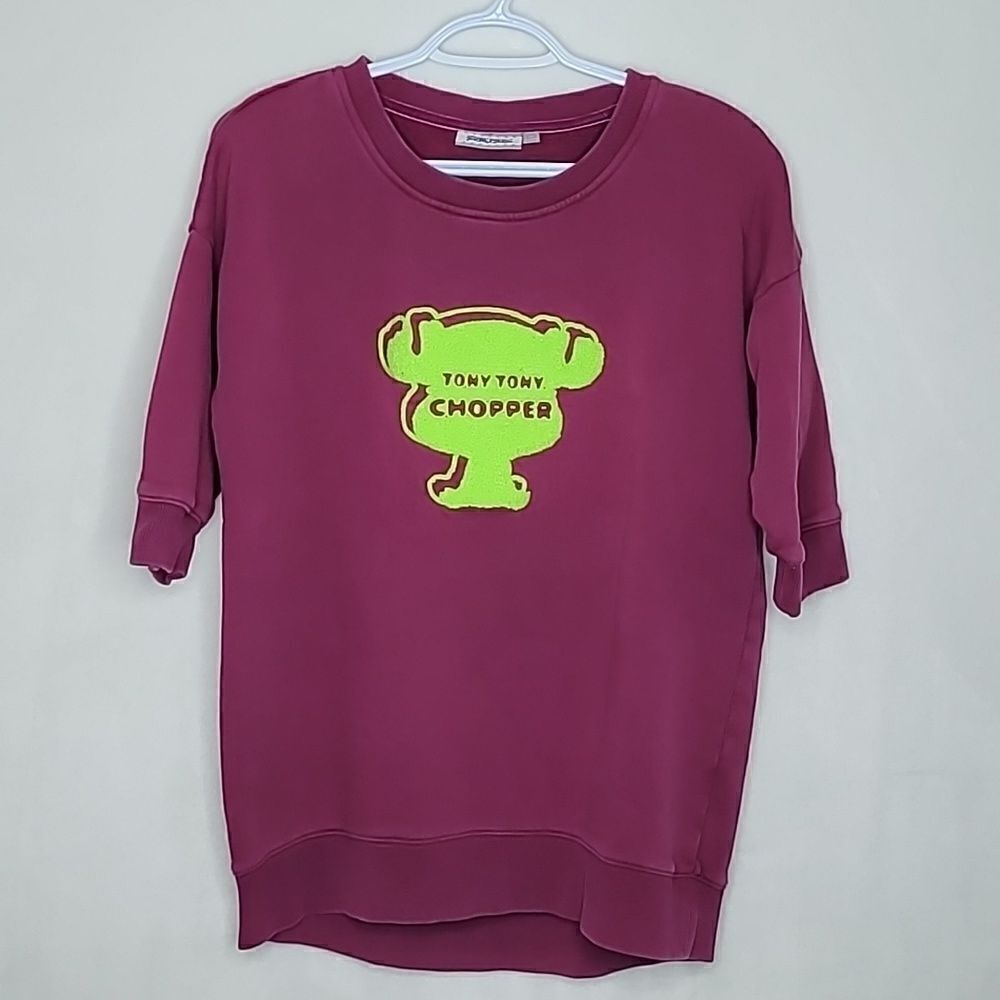 One‎ Piece Tony Tony Chopper Short Sleeve Sweater Size Medium